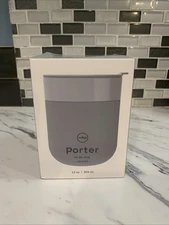 W&P Porter Ceramic Mug Terrazzo Charcoal, Protective Silicone Sleeve, 12oz