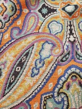 Fabric Remnant -  Black Edition Heavy Linen Damask - 70cm x 1.4m