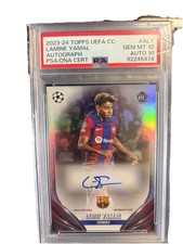 2023 topps chrome uefa lamine yamal Psa10/Dna10