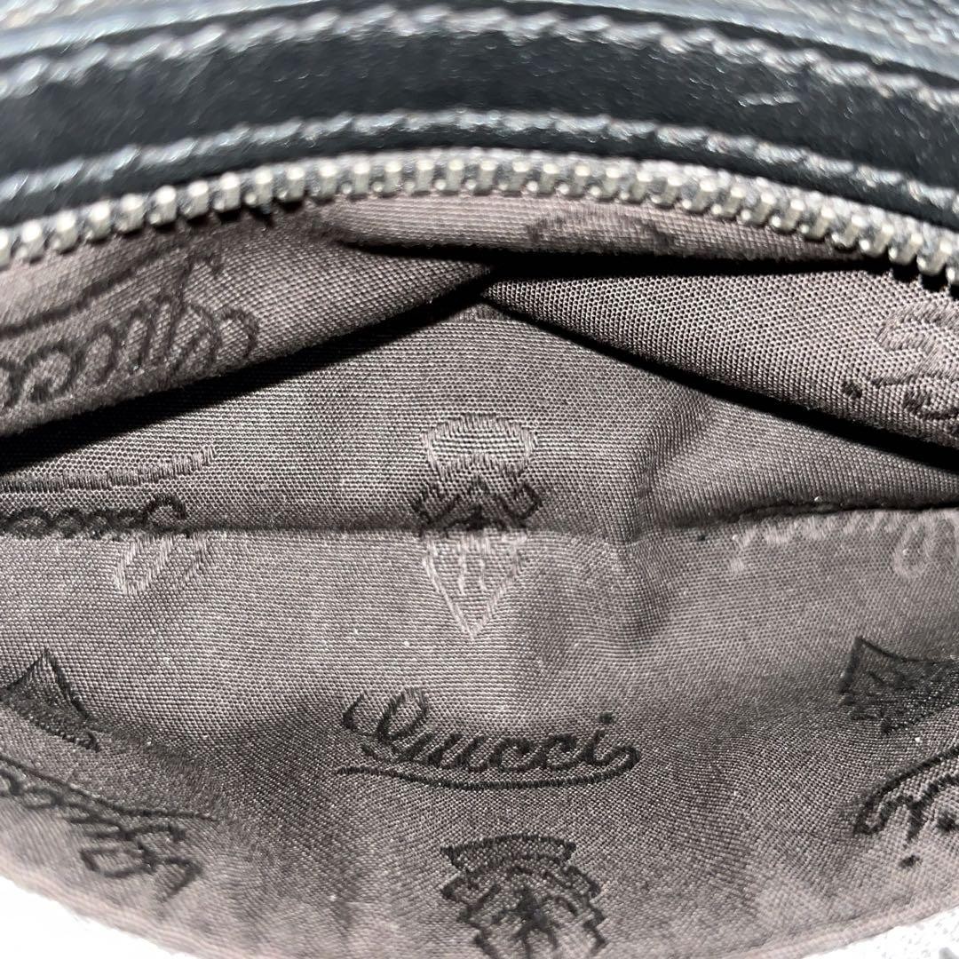 GUCCI Implement Shoulder Bag Camera Bag Black PVC… - image 18