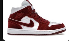 red velvet jordan 1s