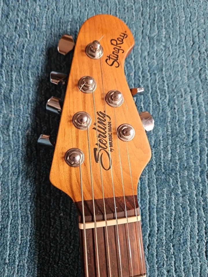 Nice Sterling Music Man Stingray Guitar SR50 Roasted Maple Neck Upgraded Bridge! - Image 3 of 4