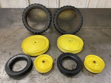 Ertl Pedal Tractor Wheel Set Front And Rear Wheels  Tires