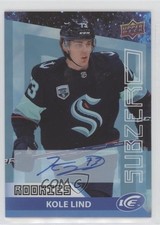 2021-22 Upper Deck Ice Sub Zero Rookie Blue Auto Kole Lind #SZ-34 Auto 4z8