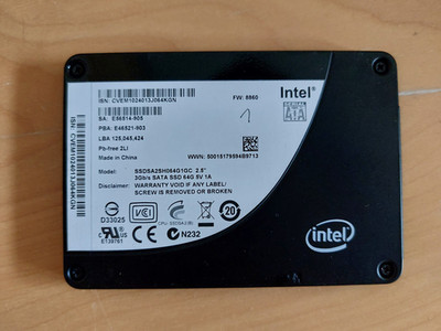 SSD Intel X25-E Extreme SATA 64 GB / SSDSA2SH064G1GC