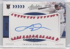 2020 Panini Absolute Pink 56/75 Travis Demeritte #164 Auto 07qr