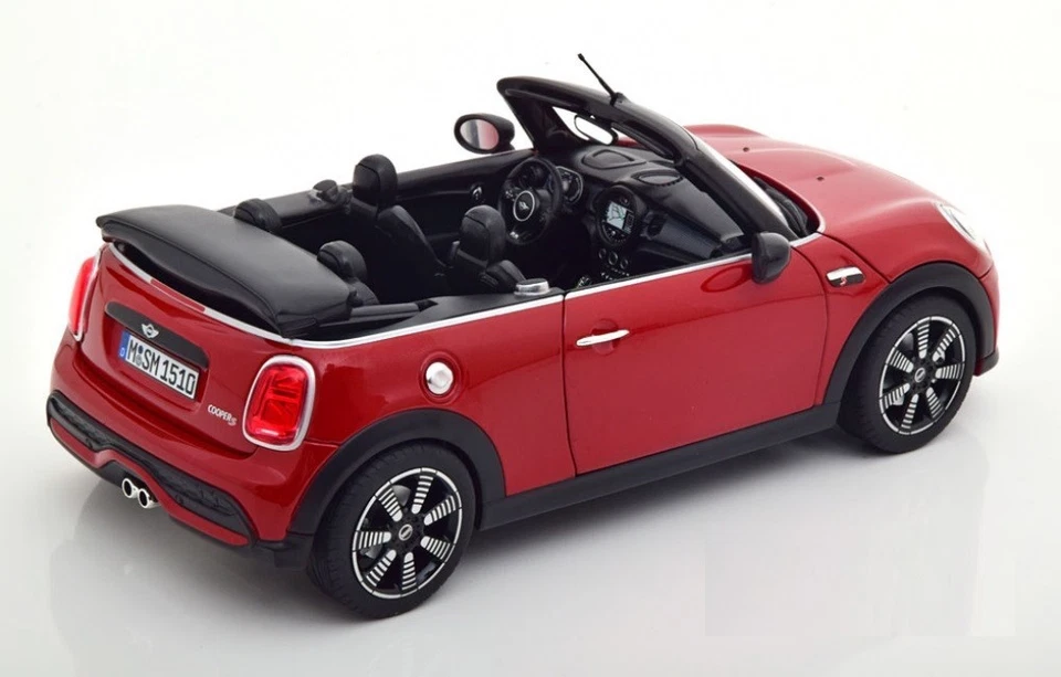 BMW Mini Genuine Car Model NOREV Mini Cooper S Chili Red 1:18 80435A21539 - Image 4 of 4