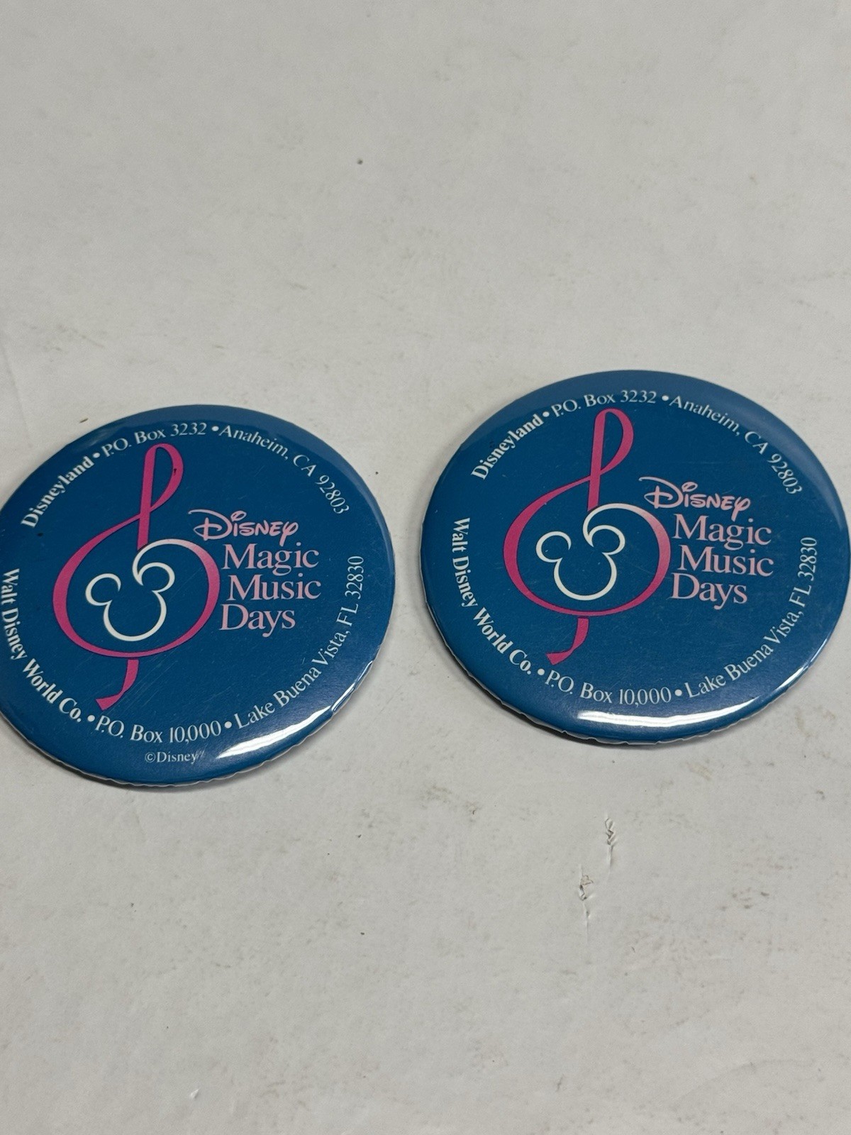 Disney Magic Music Days collectible Button Pin