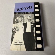 VHS • TOP HAT • Fred Astaire & Ginger Rogers • B&W 99 Minutes •  untested