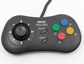 Neo Geo CD CD-T01 Console SNK w/ Controller AC Adapter Tested Japan