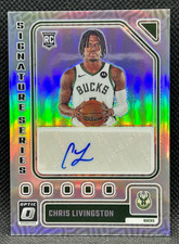 2023-24 Donruss Optic - Chris Livingston SS-LGN - 'Holo Prizm' Auto ROOKIE Card!