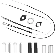 BMX Gyro Brake Cable Set Front Rear Upper Lower Rotor Kit for 20 Inch Bike