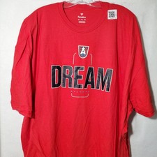 Atlanta Dream Shirt Mens 5XL Red WNBA Basketball Fanatics Graphic Logo Tee