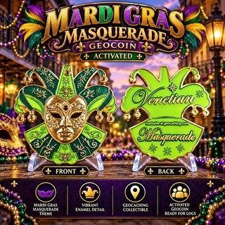 MASCARADA MARDI GRAS GEOCOIN