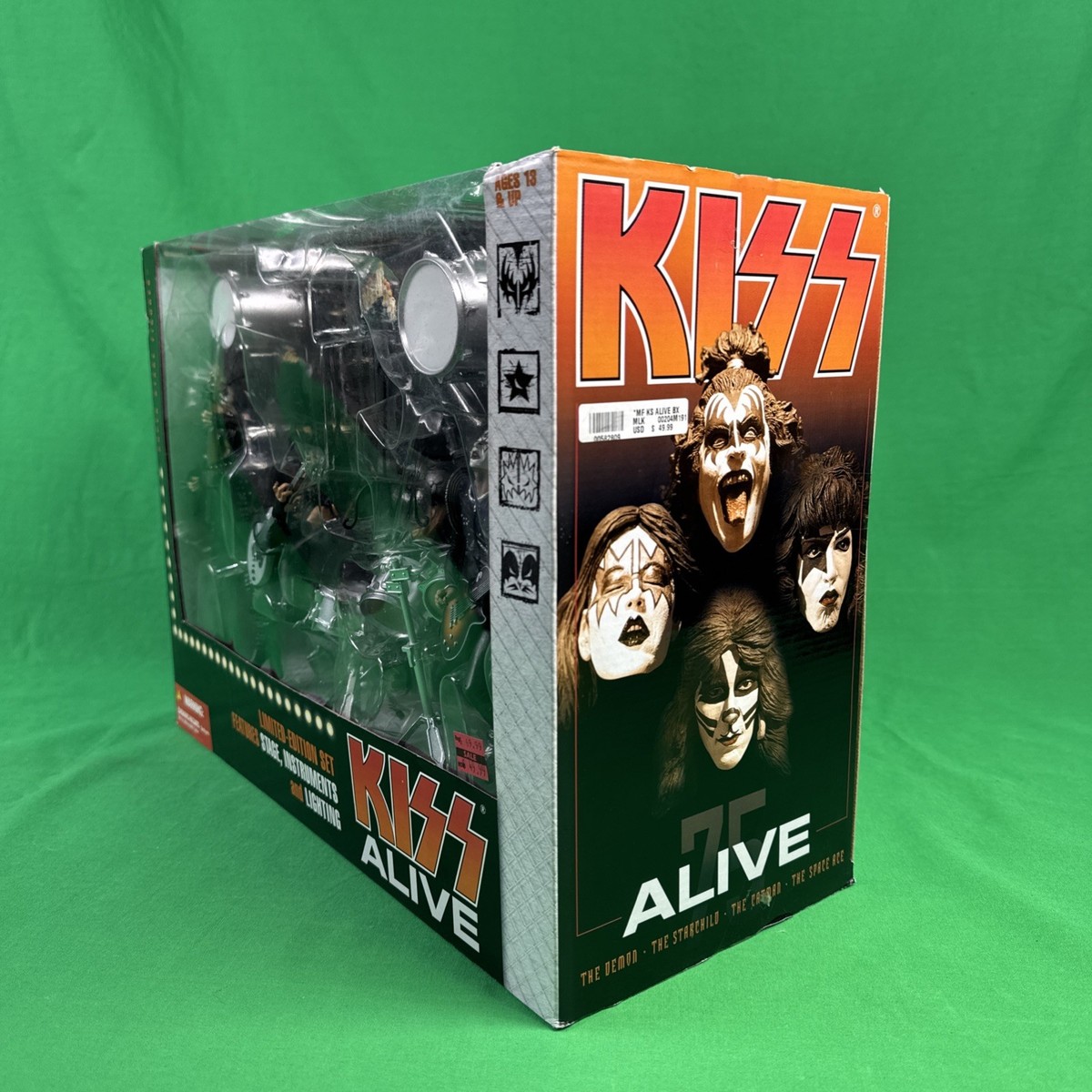 Kiss Alive Limited Edition Set Super Stage Figures 2002 Kiss Alive Limited Edition Set Super Stage Figures 2002
