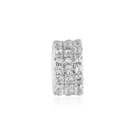 Cavill Zirkon Ring Damen 925 Sterlingsilber Platin Glitzernd Silber
