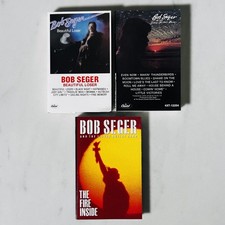 Bob Seger - Lot of 3 Cassettes - Beautiful Loser - The Fire Inside -The Distance