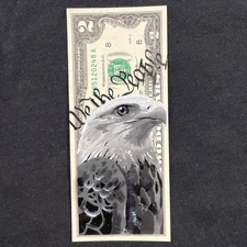 Eagle We The People 2 Dollar Bill painting Graffiti Art Street Art America