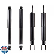 MOSTPLUS 4PCS Front Rear Complete Struts Shock Assembly W/Coil Spring Compati