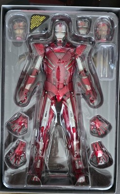 SILVER CENTURION MARK XXXIII, HOT TOYS MMS 213, IRON MAN 3, 1/6 Scale, Marvel