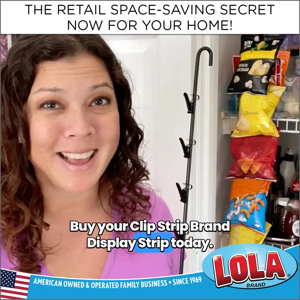 Черный металлический подвесной органайзер с 12 крючками для кладовой кухни гаража от LOLA - Изображение 3 из 4