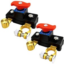 2pcs Car Battery Disconnect Switch 12 Volt 24 Volt, Battery Cut Off Switch, High
