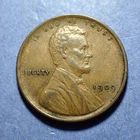 New Listing1909 Lincoln cent  Ch. XF