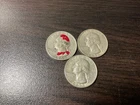 1952 d washington quarter lot of 3 coins #56
