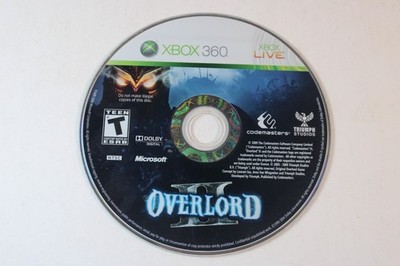 Overlord II 2 (Microsoft Xbox 360, 2009) Authentic, game only, Tested/Works