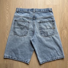 Vintage 00s SouthPole Size 34 Jorts Denim Jean Shorts Baggy Wide Leg Y2K