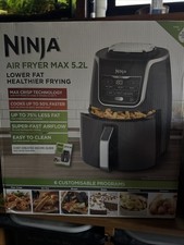 Ninja Air Fryer Max 5.2L with Max Crisp, Bake, Roast, Reheat Function New.
