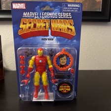 Marvel Legends Secret Wars Iron Man Action Figure Retro Hasbro NEW & SEALED