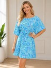 LILLY PULITZER PARIGI BOAT NECK ROMPER********SIZE: MEDIUM — photo 1