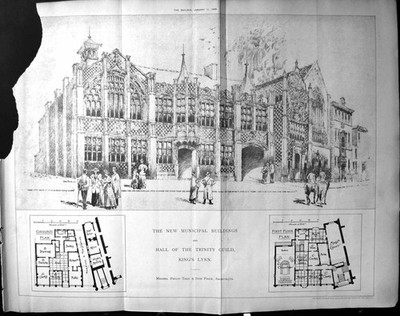 Alter Gemeindehaus Saal Trinity Guild King'S Lynn Price Tree 189 19th