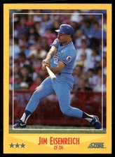 Jim Eisenreich 1988 Score 456 Base Lp Jim Eisenreich 1988 Score 456 Base Lp