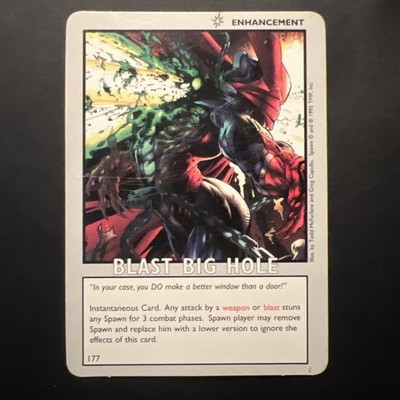 Blast Big Hole Spawn Powercardz TCG CCG Promo Card Power Cardz NM/LP Collectible