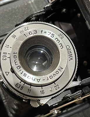 Zeiss Ikon Nettar 515/16, 75mm f6.3 Novar in Vario 25-200 shutter