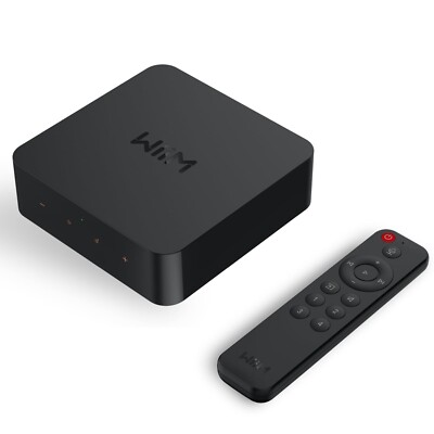 WiiM Pro Plus AirPlay 2 Receiver Google Cast Audio Multiroom Streamer - Black