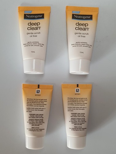 Neutrogena Make Up Remover Cleansing Towelettes + 15ml Deep Clean Gentle Scrubs - Picture 8 of 11