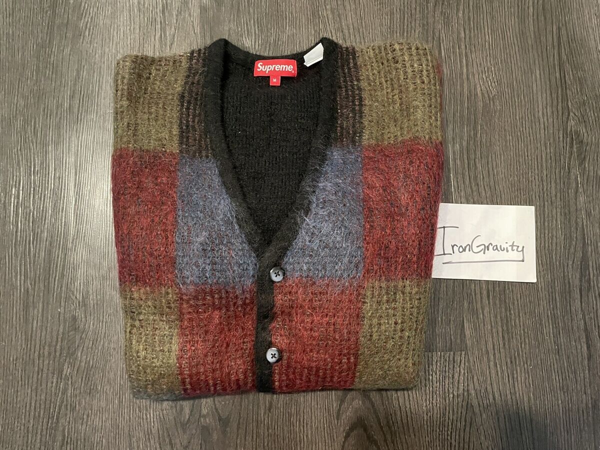 Supreme Brushed Mohair Grid Cardigan Black Size M | eBay Supreme Brushed Mohair Grid Cardigan Black Size M | eBay