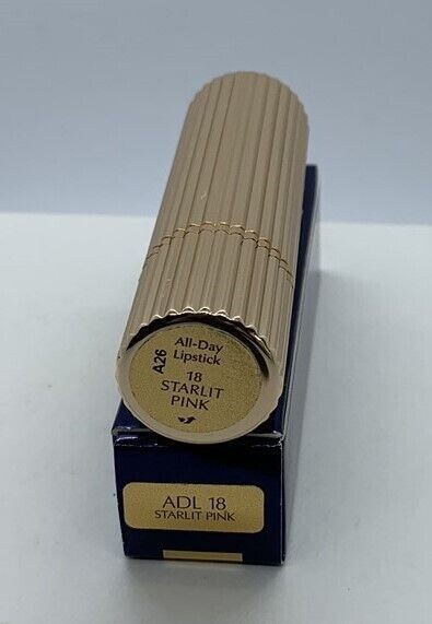 Estee Lauder All-Day Lipstick #18 STARLIT PINK GOLD CASE Never