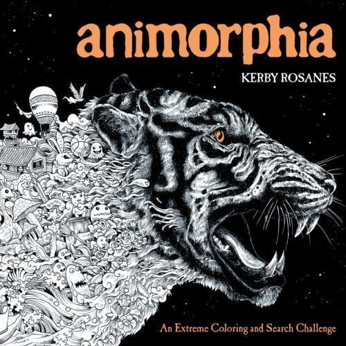Animorphia: An Extreme Coloring and Search Challenge by Kerby Rosanes (English) - Foto 1 di 1