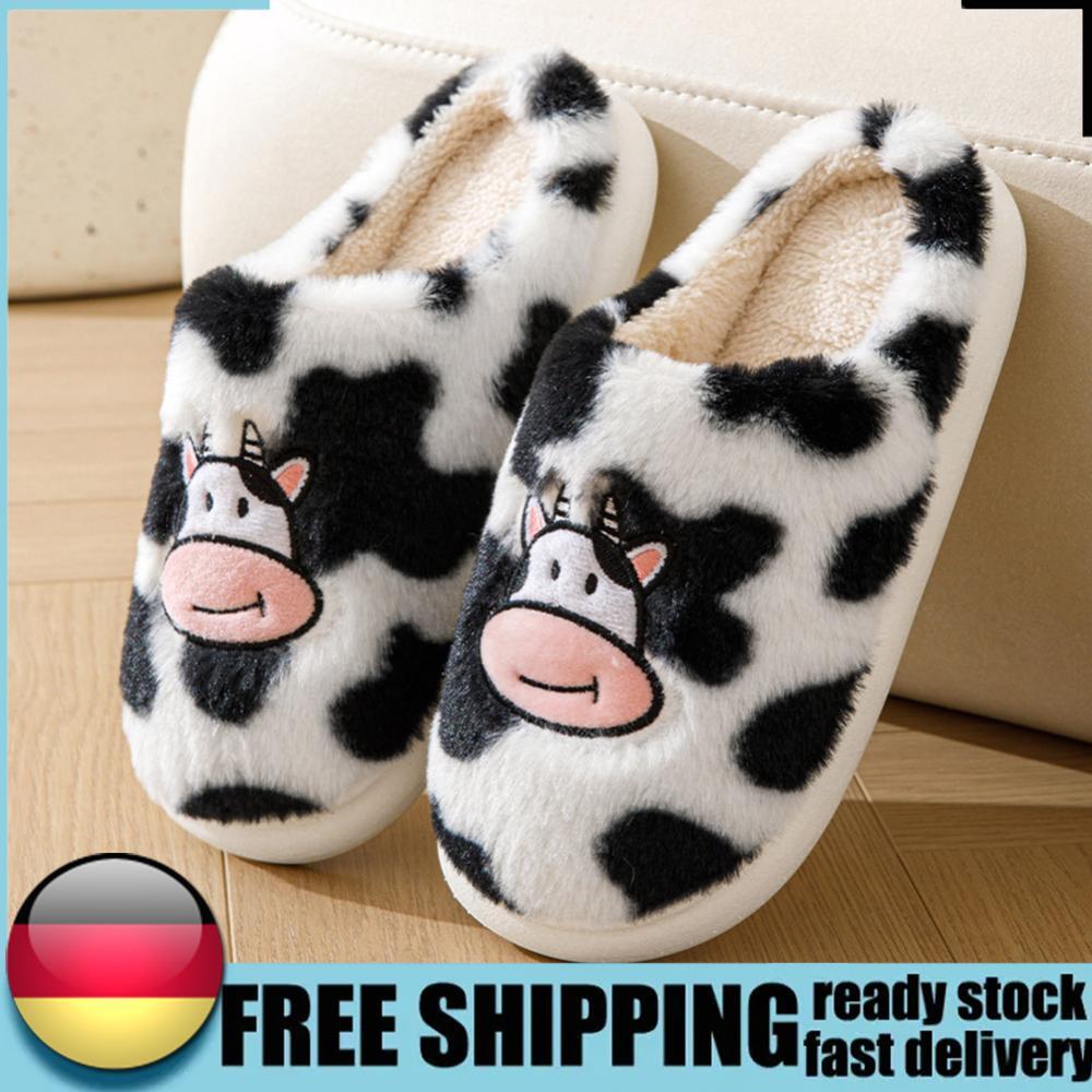 APL Pantofole Unisex Mucca Coppia Pantofole Accoglienti Adulti Casa Pantofole per Inverno Interno