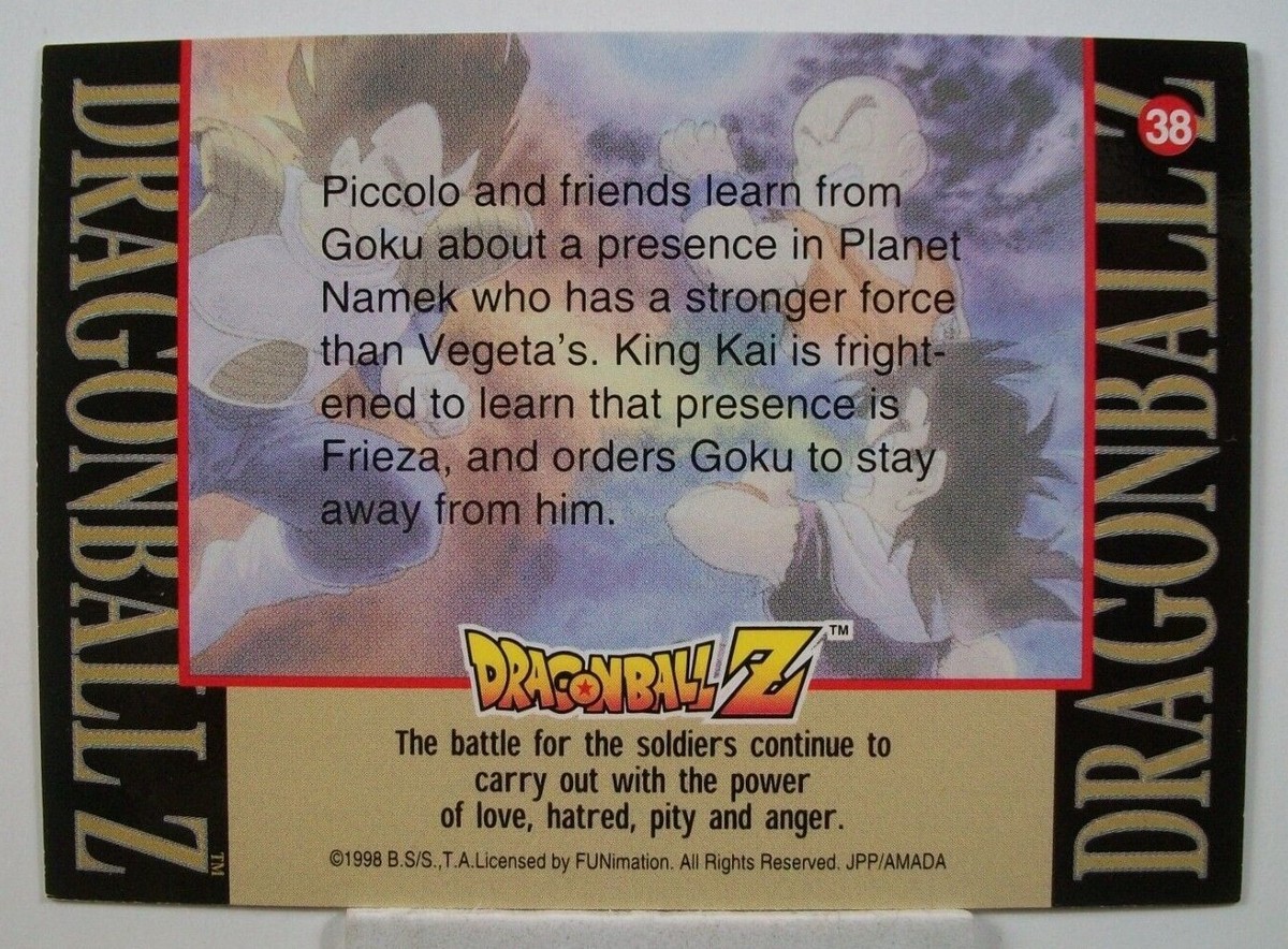 Dragon Ball Z~1998 FUNimation JPP/Amada Trading Card~You Pick