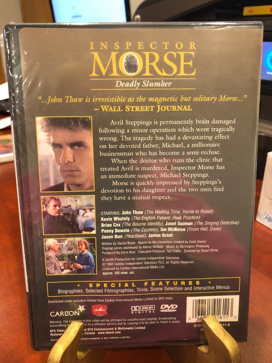 その他 Inspector Morse: Deadly Slumber [DVD] INSPECTOR MORSE: Deadly Slumber (DVD, 2002) New 66805916113| eBay