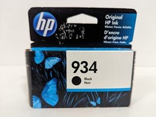 Genuine HP 934 Black Noir Original Ink Cartridge Dec 2022 NOS