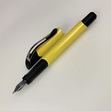 ONLINE of Germany Academy Flash Black/Yellow Medium Fountain Pen
