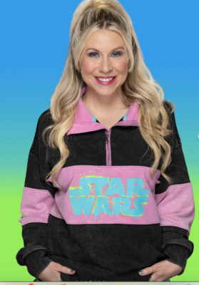 Disney Ashley Eckstein 1/4 Zip 2025 Star Wars Sweatshirt - Size 1X
