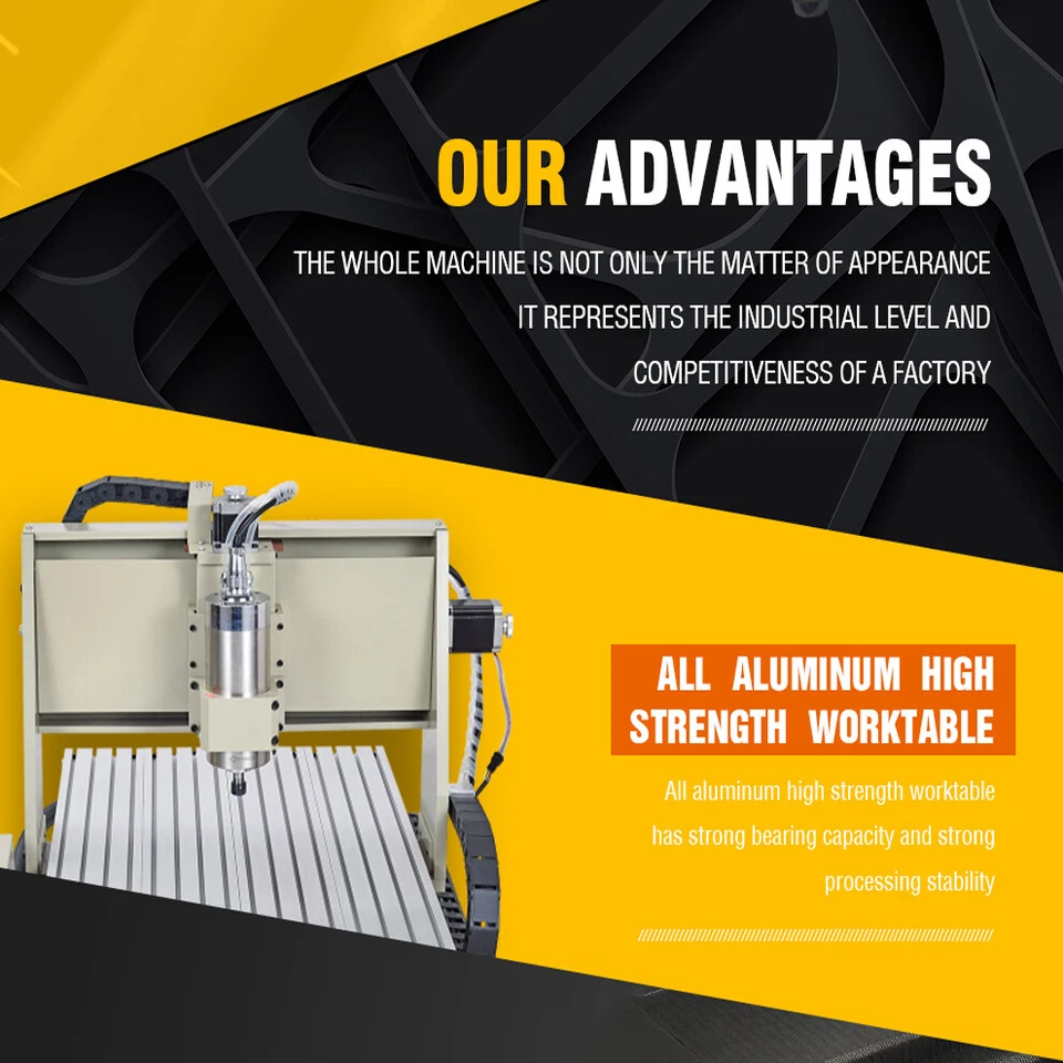 6040 4 Axis CNC Router Metal Engraving Machine Drilling Milling Machine 1.5KW - Image 2 of 4