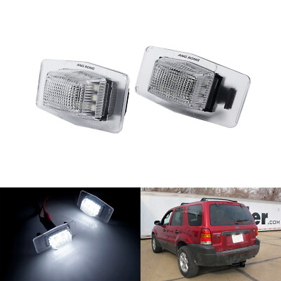 2x Weiss LED Kennzeichenbeleuchtung für Mazda MX-5 NB Tribute MPV 323 Protege 5
